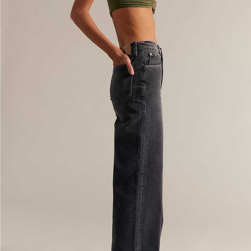 We The Free Charcoal Straight Leg Jeans - Picture 6 of 6